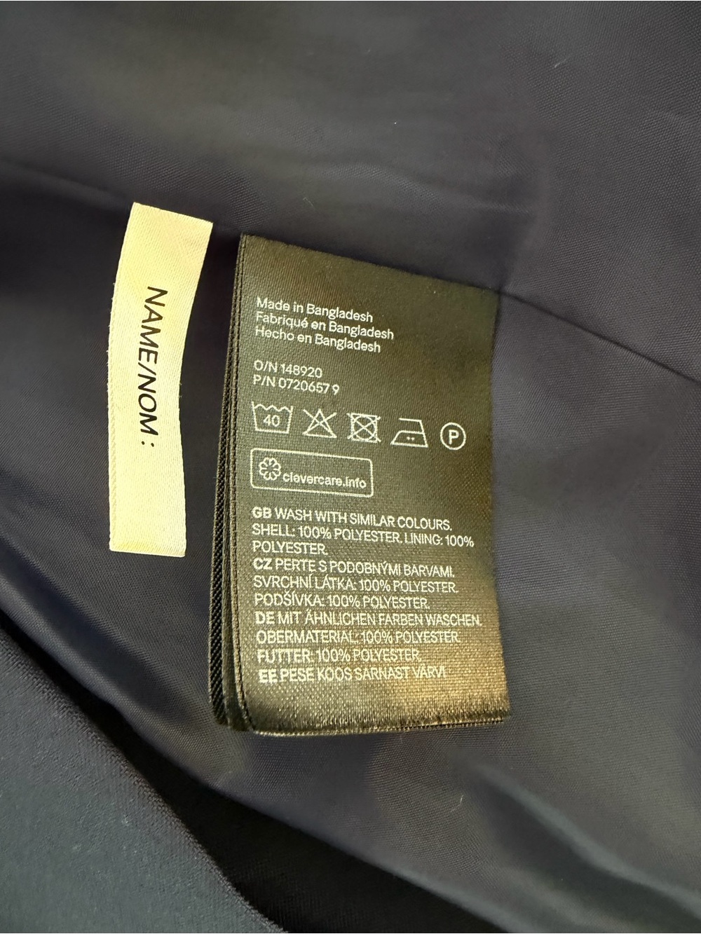 H&M Navy boys Suit Jacket & Trousers - Picture 4 of 4